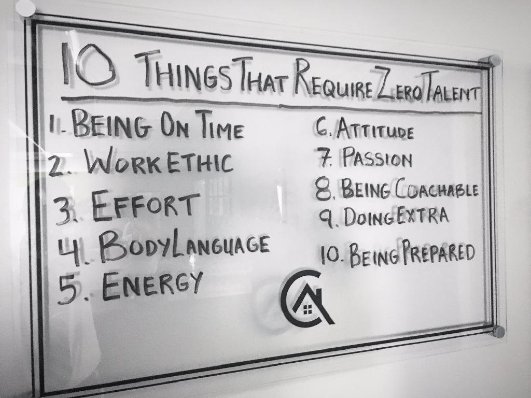 10 things that require zero talent