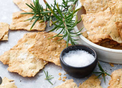 Sourdough discard crackers