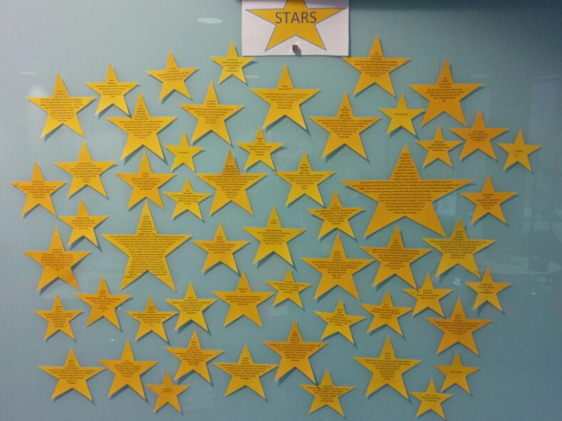 Stars – staff recognition